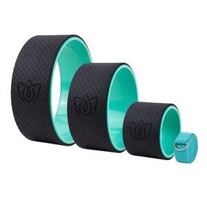 3 pack Yoga Wheels Set Spine Stretch Back Roller 3 Sizes New Discounted
